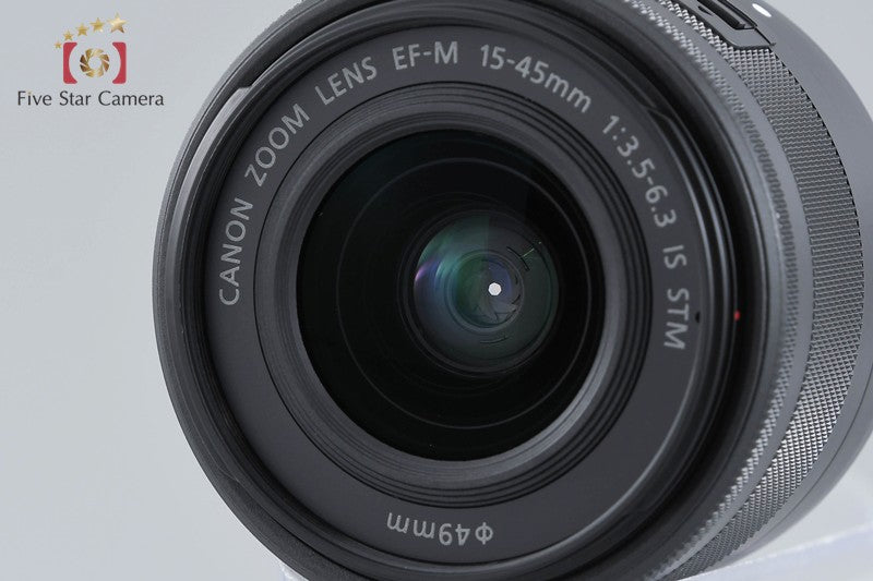 Canon EOS Kiss M / M50 Black 24.0 MP 15-45 IS STM Lens [Near Mint]