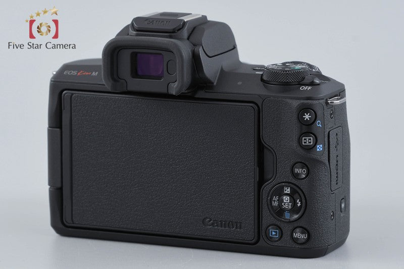 Canon EOS Kiss M / M50 Black 24.0 MP 15-45 IS STM Lens [Near Mint]