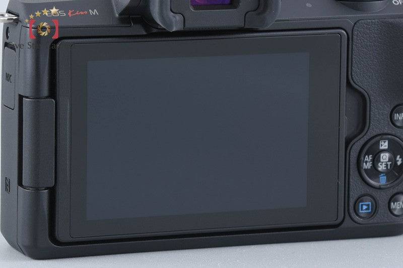 "Count 4,000" Canon EOS Kiss M / M50 Black 24.0 MP 15-45 IS STM Lens [Very Good]