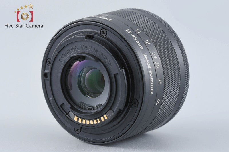 "Count 4,000" Canon EOS Kiss M / M50 Black 24.0 MP 15-45 IS STM Lens [Very Good]