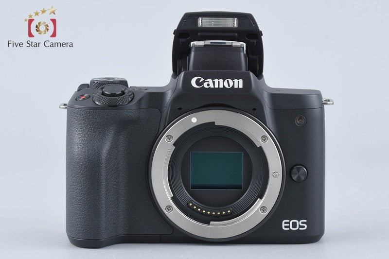 "Count 4,000" Canon EOS Kiss M / M50 Black 24.0 MP 15-45 IS STM Lens [Very Good]