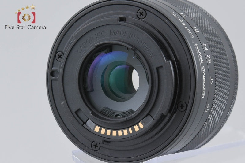 Canon EOS Kiss M / M50 Black 24.0 MP 15-45 55-200 IS STM Lenses