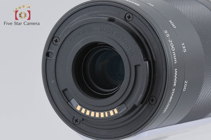 Canon EOS Kiss M / M50 Black 24.0 MP 15-45 55-200 IS STM Lenses