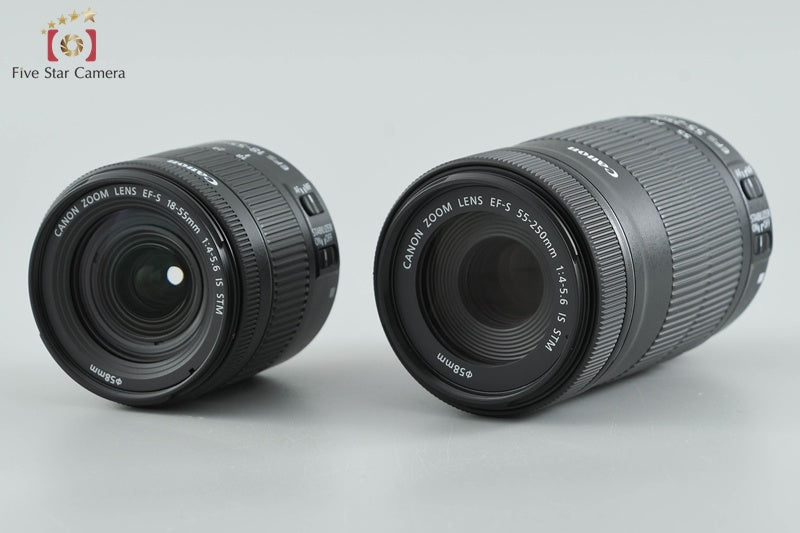 Canon EOS Kiss X10 / Rebel SL3 / 250D / 200DII 24.1MP 18-55 55-250 Lenses w/ Box