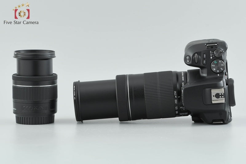 Canon EOS Kiss X10 / Rebel SL3 / 250D / 200DII 24.1MP 18-55 55-250 Lenses w/ Box