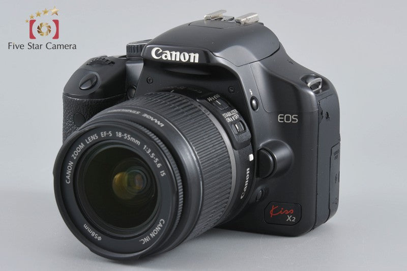 Canon EOS Kiss X2 / Digital Rebel XSi / 450D DSLR 12.2 MP 18-55 IS Lens