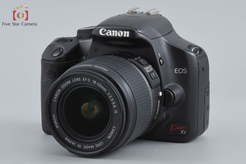 Canon EOS Kiss X2 / Rebel XSi / 450D 12.2 MP 18-55 55-250 Lenses [Very Good]