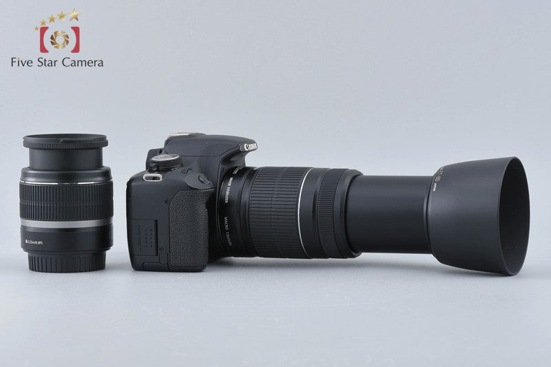 Count 5,176 Canon EOS Kiss X3 / Rebel T1i / 500D 15.1 MP 18-55 55-250 Lenses