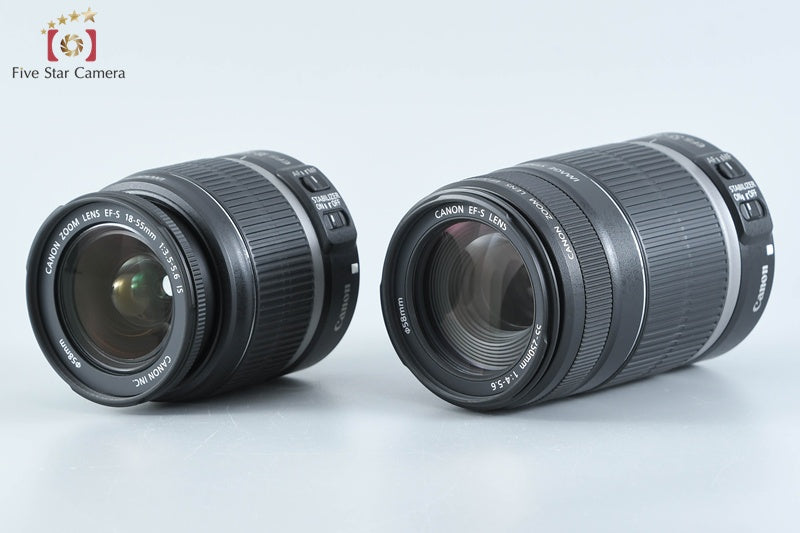 "Count 3,071" Canon EOS Kiss X4 / Rebel T2i / 550D 18.0 MP 18-55 55-250 Lenses