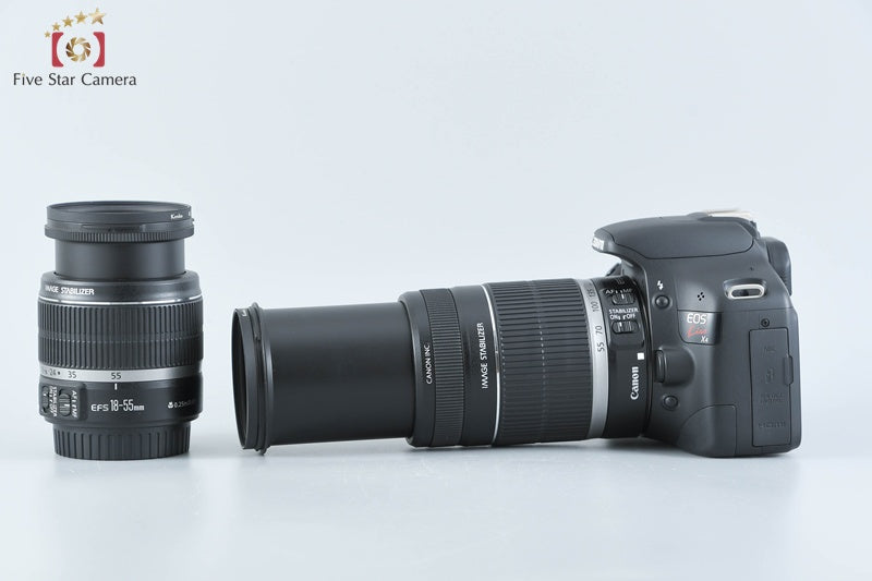 "Count 3,071" Canon EOS Kiss X4 / Rebel T2i / 550D 18.0 MP 18-55 55-250 Lenses