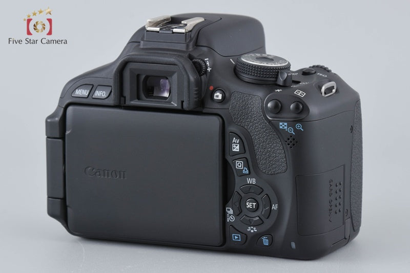 "Count 1,647" Canon EOS Kiss X5 / Rebel T3i / 600D 18.0 MP DSLR Camera Body