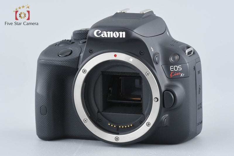 Count 396 Canon EOS Kiss X7 / Rebel SL1 / 100D Black 18.0 MP DSLR Camera Body