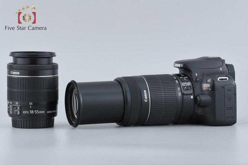 Canon EOS Kiss X7 / Rebel SL1 / 100D 18.0 MP 18-55 55-250 Lenses
