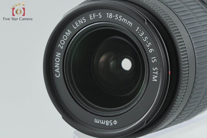 Count 4,898 Canon EOS Kiss X8i / Rebel T6i / 750D 24.2 MP DSLR EF-S 18-55 Lens