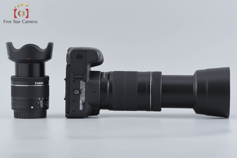 Canon EOS Kiss X9 / Rebel SL2 / 200D 24.2 MP 18-55 55-250 Lenses [Very Good]