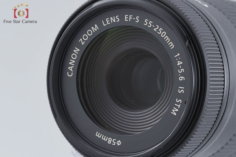 Canon EOS Kiss X9 / Rebel SL2 / 200D 24.2 MP 18-55 55-250 Lenses [Very Good]