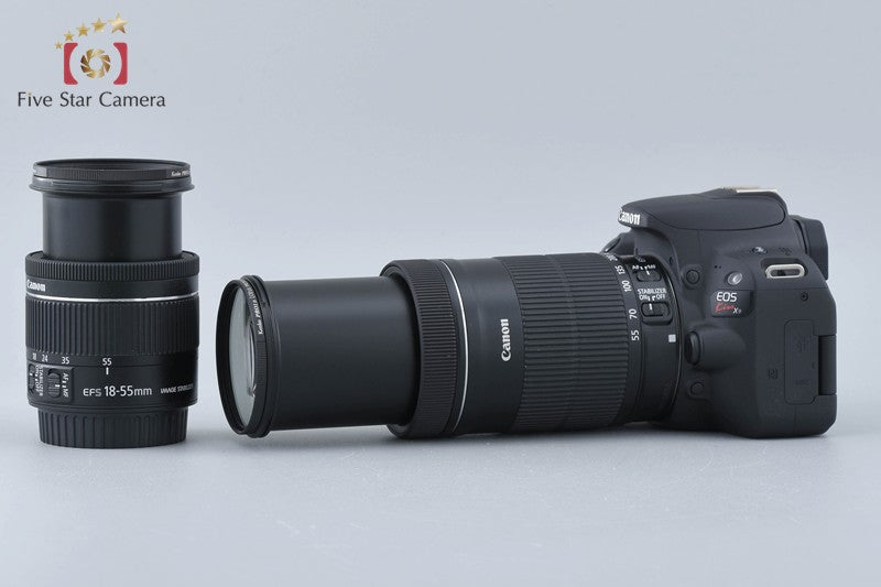 Count 1,487" Canon EOS Kiss X9 / Rebel SL2 / 200D Black 24.2MP 18-55 55-250 Lens