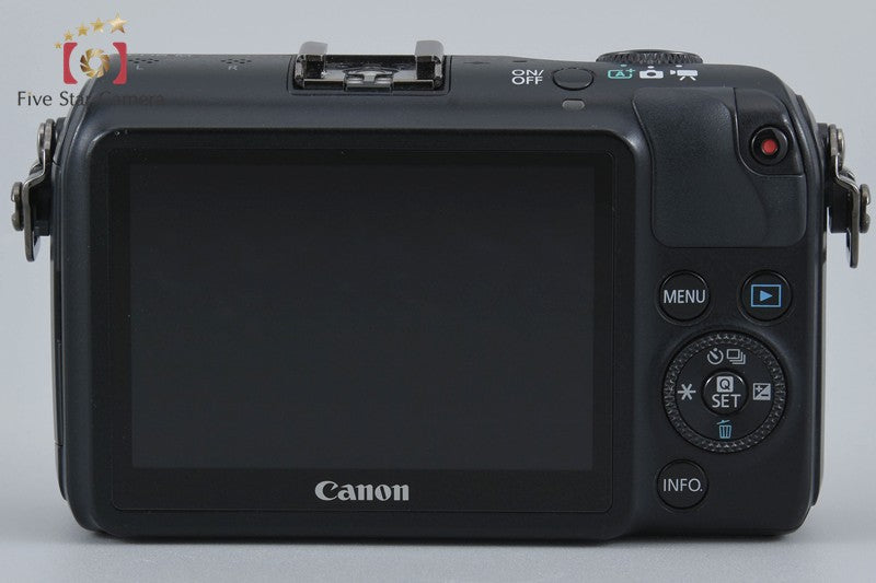 Canon EOS M Black 18.0 MP Mirrorless Camera EF-M 18-55 IS STM Lens [Very Good]