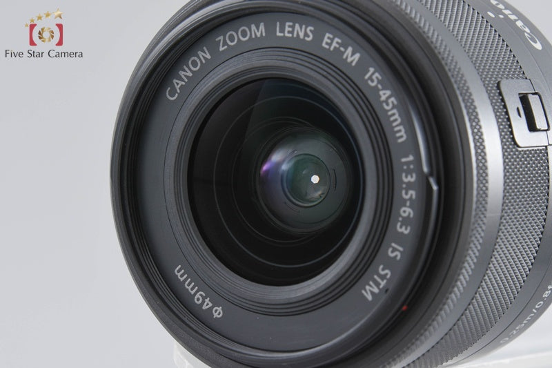 Canon EOS M10 Black 18.0 MP Digital Mirrorless Camera 15-45 Lens w/ Box