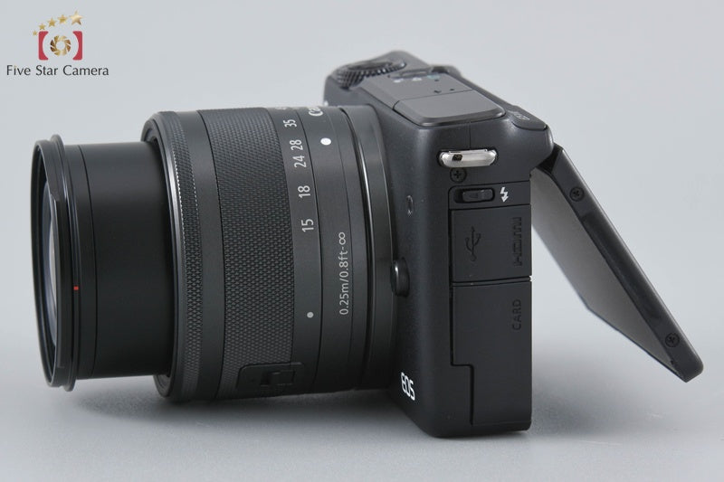 Canon EOS M10 Black 18.0 MP Digital Mirrorless Camera 15-45 Lens w/ Box