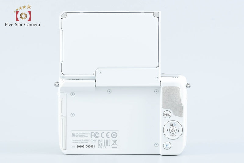 Canon EOS M10 White 18.0MP Digital Mirrorless Camera 15-45 22 Lenses [Very Good]