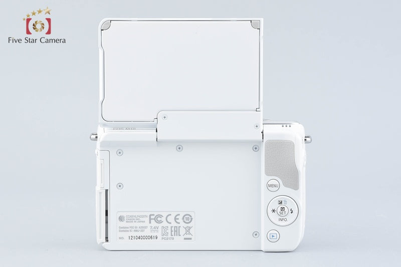 Canon EOS M10 White 18.0 MP Digital Mirrorless Camera 15-45 Lens [Excellent]