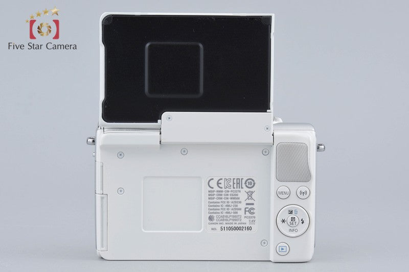 Canon EOS M100 White 24.2 MP Digital Mirrorless Camera Body [Near Mint]