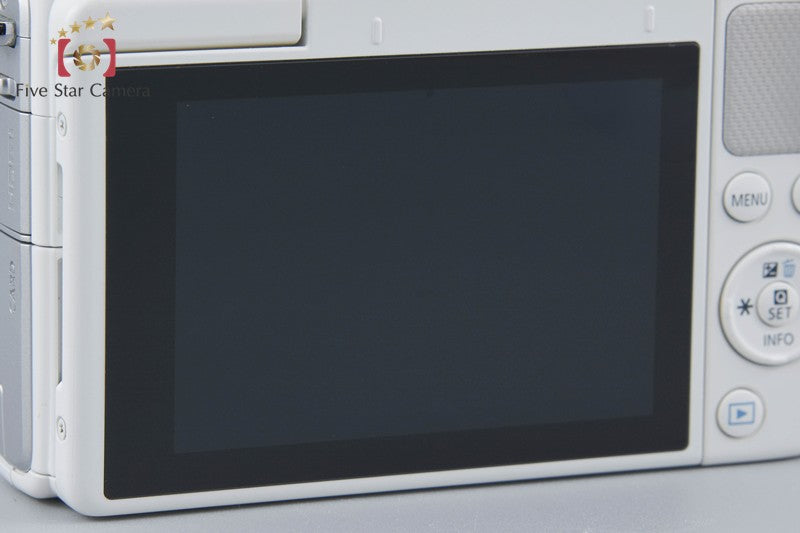 Canon EOS M100 White 24.2 MP Digital Mirrorless Camera Body [Near Mint]