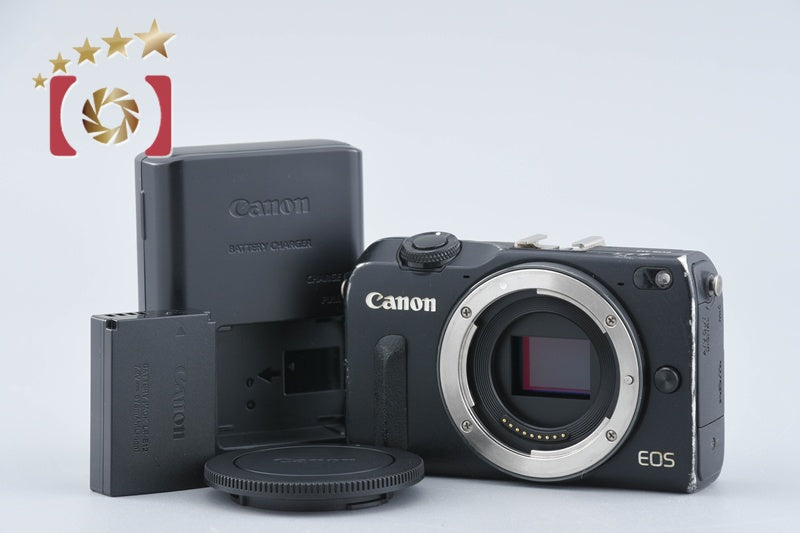 Canon EOS M2 Black 18.0 MP Digital Mirrorless Camera Body