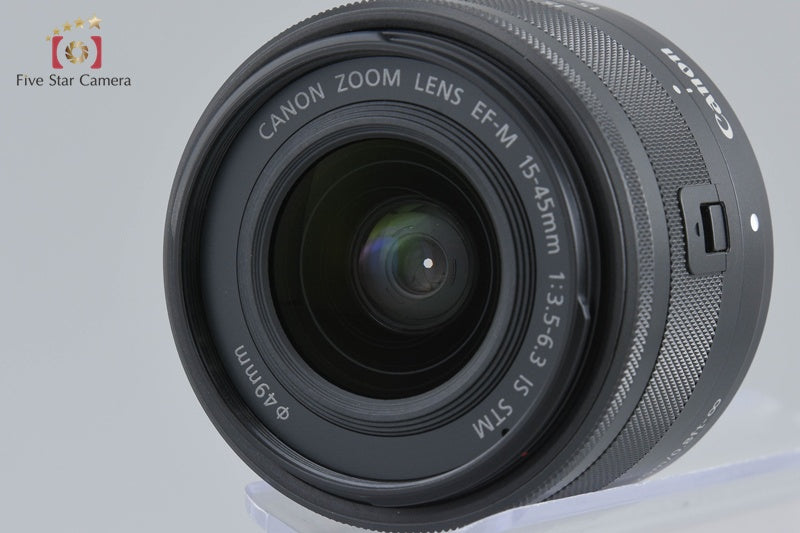 Canon EOS M6 Black 24.2 MP Digital Mirrorless Camera 15-45 Lens