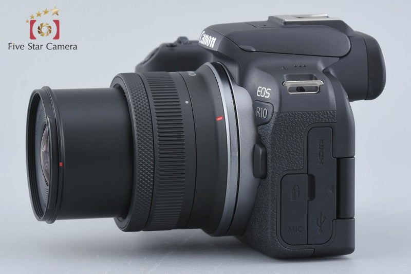 Canon EOS R10 24.2 MP Mirrorless Digital Camera RF-S 18-45 IS STM Lens w/ Box