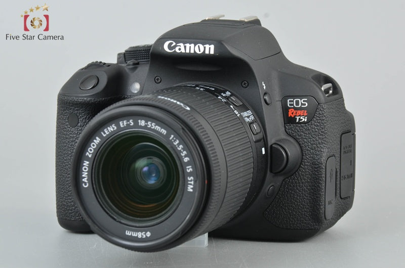 Canon EOS Rebal T5i / Kiss X7i / 700D 18.0 MP 18-55 55-250 Lenses [Very Good]