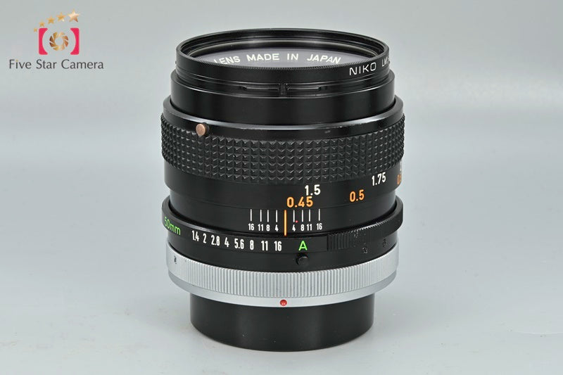 Canon FD 50mm f/1.4 S.S.C