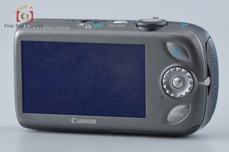 Canon IXY Digital 510 IS Blue 12.1 MP Digital Camera