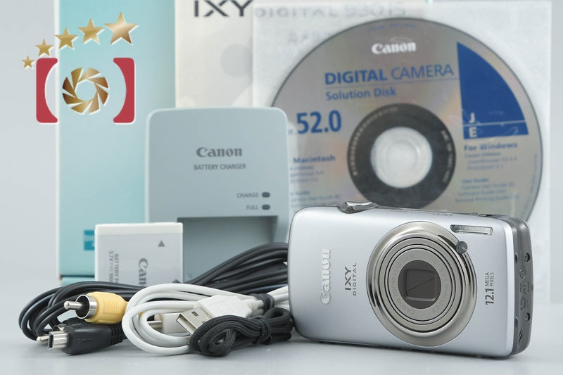 Canon IXY Digital 930 IS Silver 12.1 MP Digital Camera w/ Box