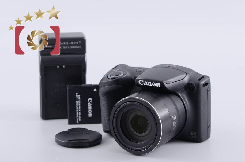 Canon PowerShot SX410 IS Black 20.0 MP Digital Camera [Excellent]