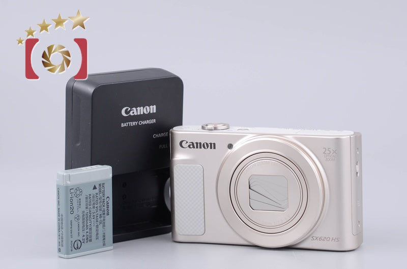 Canon PowerShot SX620 HS White 20.2 MP Digital Camera [Excellent]