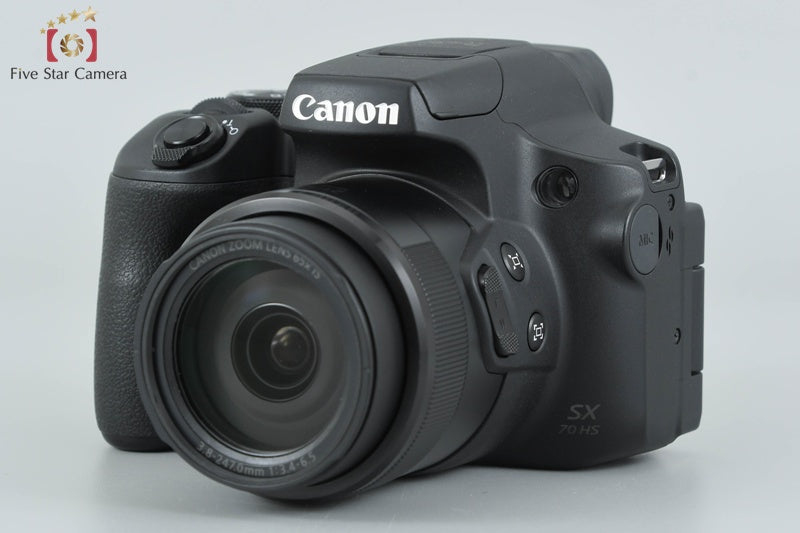 Canon PowerShot SX70 HS Black 20.3 MP Digital Camera w/ Box [Near Mint]