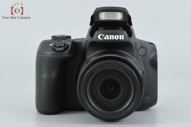 Canon PowerShot SX70 HS Black 20.3 MP Digital Camera w/ Box [Near Mint]