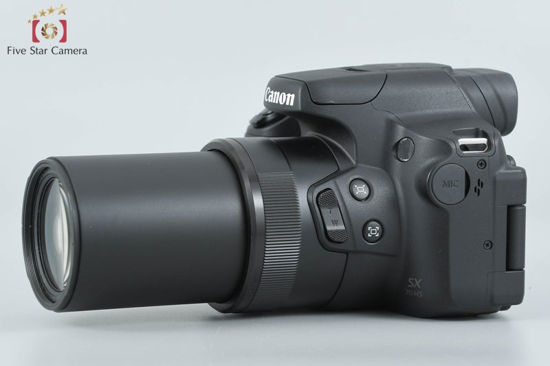 Canon PowerShot SX70 HS Black 20.3 MP Digital Camera w/ Box [Near Mint]