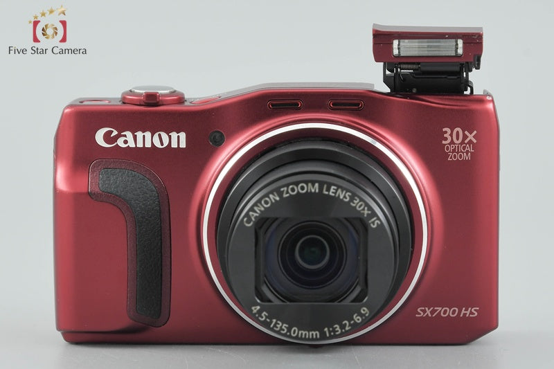 Canon PowerShot SX700 HS Red 16.1 MP Digital Camera
