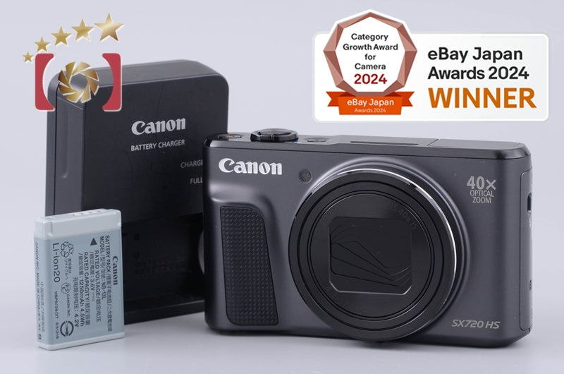 Canon PowerShot SX720 HS Black 20.3 MP Digital Camera [Excellent]