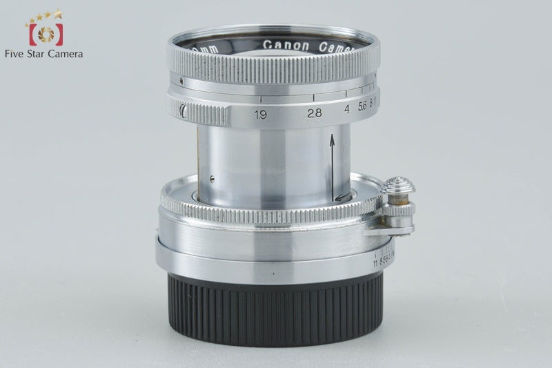 Canon Serenar 50mm f/1.9 Collapsible L39 LTM Leica Thread Mount [Very Good]