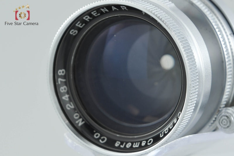 Canon Serenar 50mm f/1.9 Collapsible L39 LTM Leica Thread Mount [Very Good]