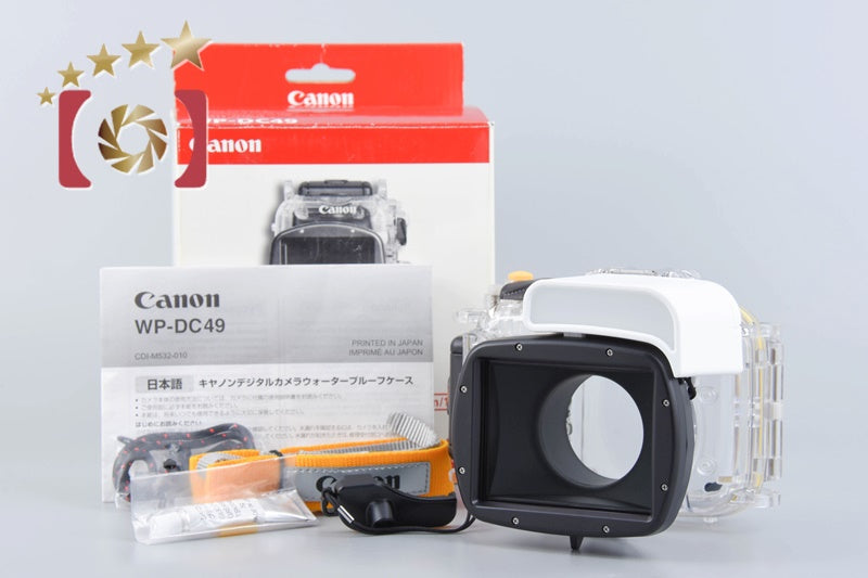 Very Good!! Canon WP-DC49 Digital Camera Water Proof Case w/ Box