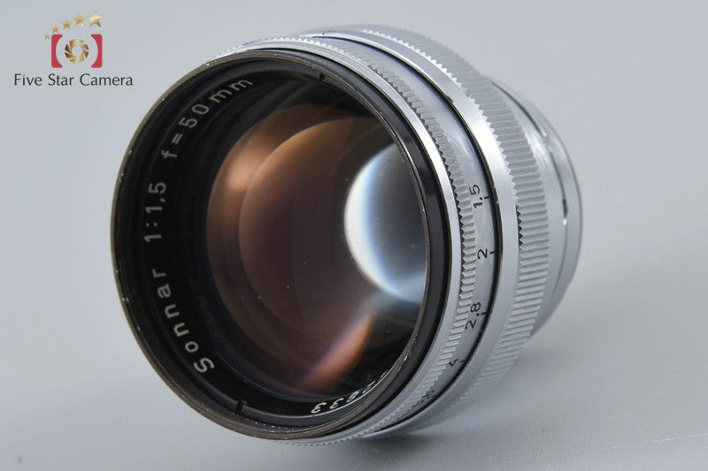 Carl Zeiss Sonnar 50mm f/1.5 Contax Mount