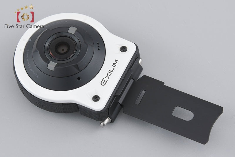 CASIO EXILIM EX-FR10 White 14.0 MP Digital Camera w/ Box [Near Mint]