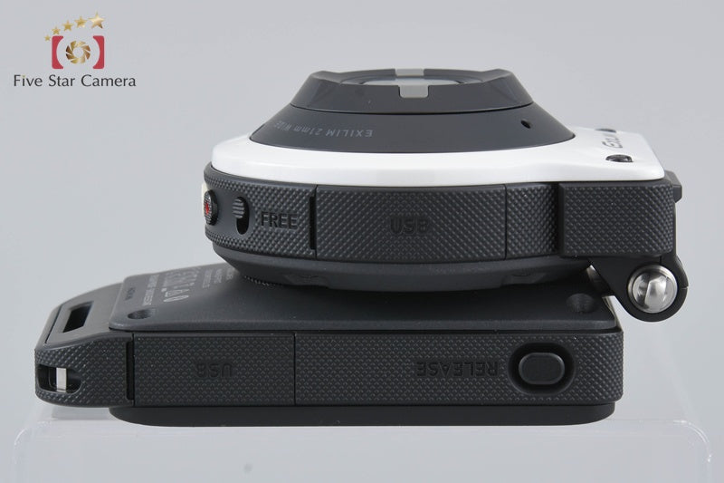 CASIO EXILIM EX-FR10 White 14.0 MP Digital Camera w/ Box [Near Mint]