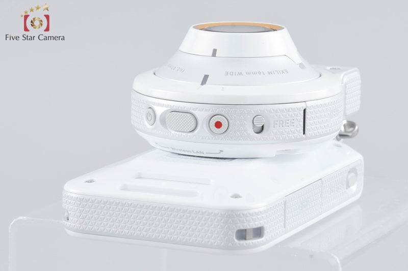 CASIO EXILIM EX-FR100L White 10.2 MP Digital Camera