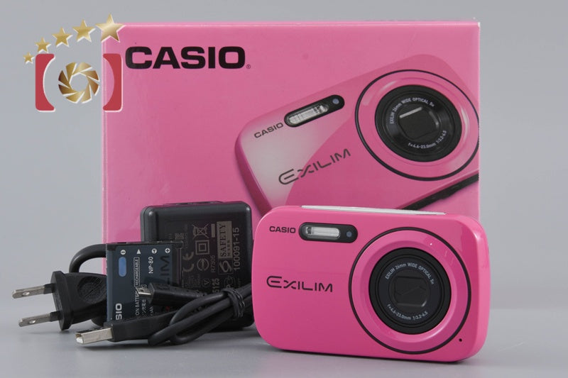 CASIO EXILIM EX-N1 Pink 16.1 MP Digital Camera w/ Box [Near Mint]